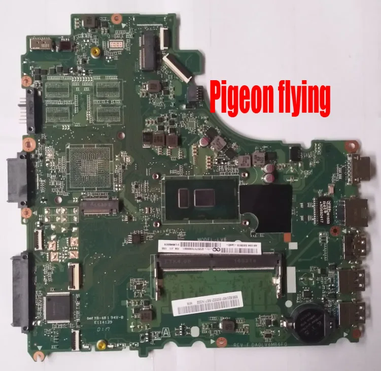 Новый 80WR для lenovo V510 14IKB Материнская плата ноутбука LV6 cpu i3 7100 UMA 4G ram FRU 5B20M31868 5B20M31690