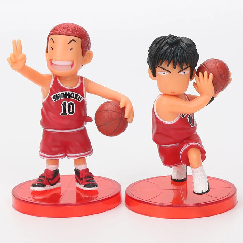 8 см 5 шт./компл. Slam Dunk фигурки японского аниме игрушки на тему баскетбола Sakuragi