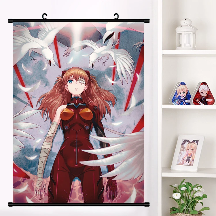 Фото Аниме Ayanami Rei Косплэй наклейки на стену панно настенные подвесные Плакаты для
