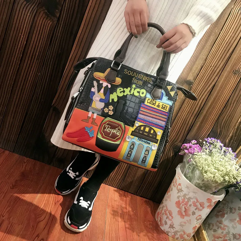 IPinee 2018 Аллигатор узор женские сумки через плечо bolsos Женские сумки-мессенджеры