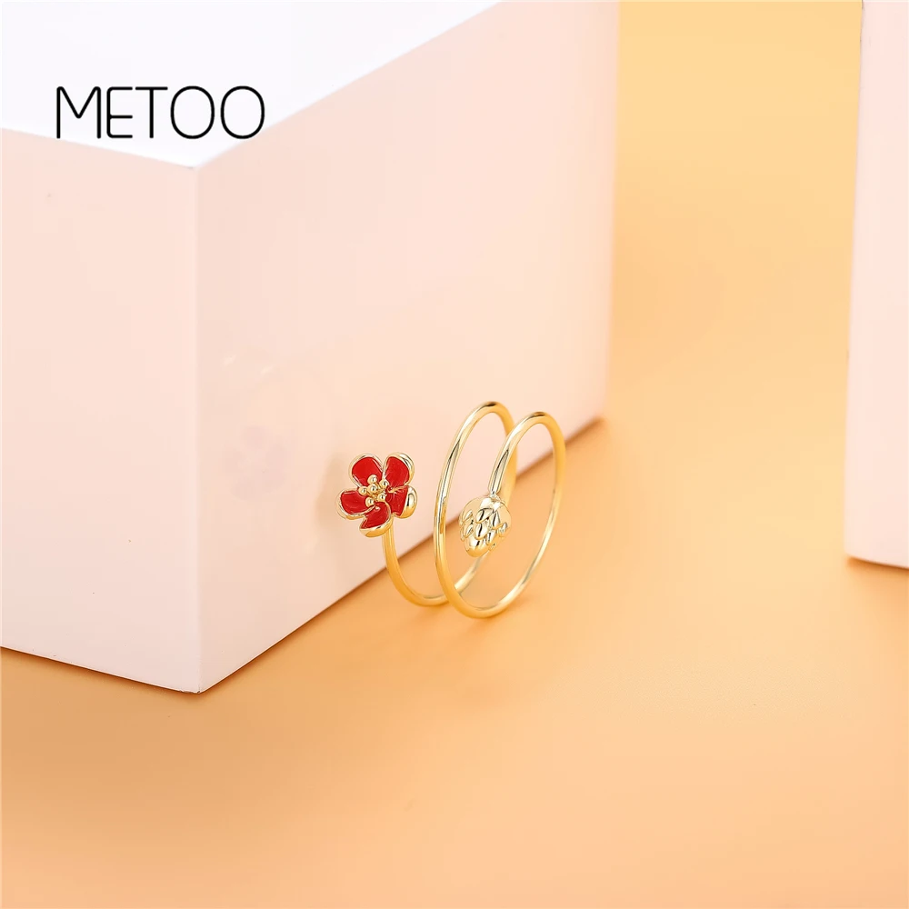 Открытые Регулируемые кольца METOO 6 шт./лот|Кольца| |