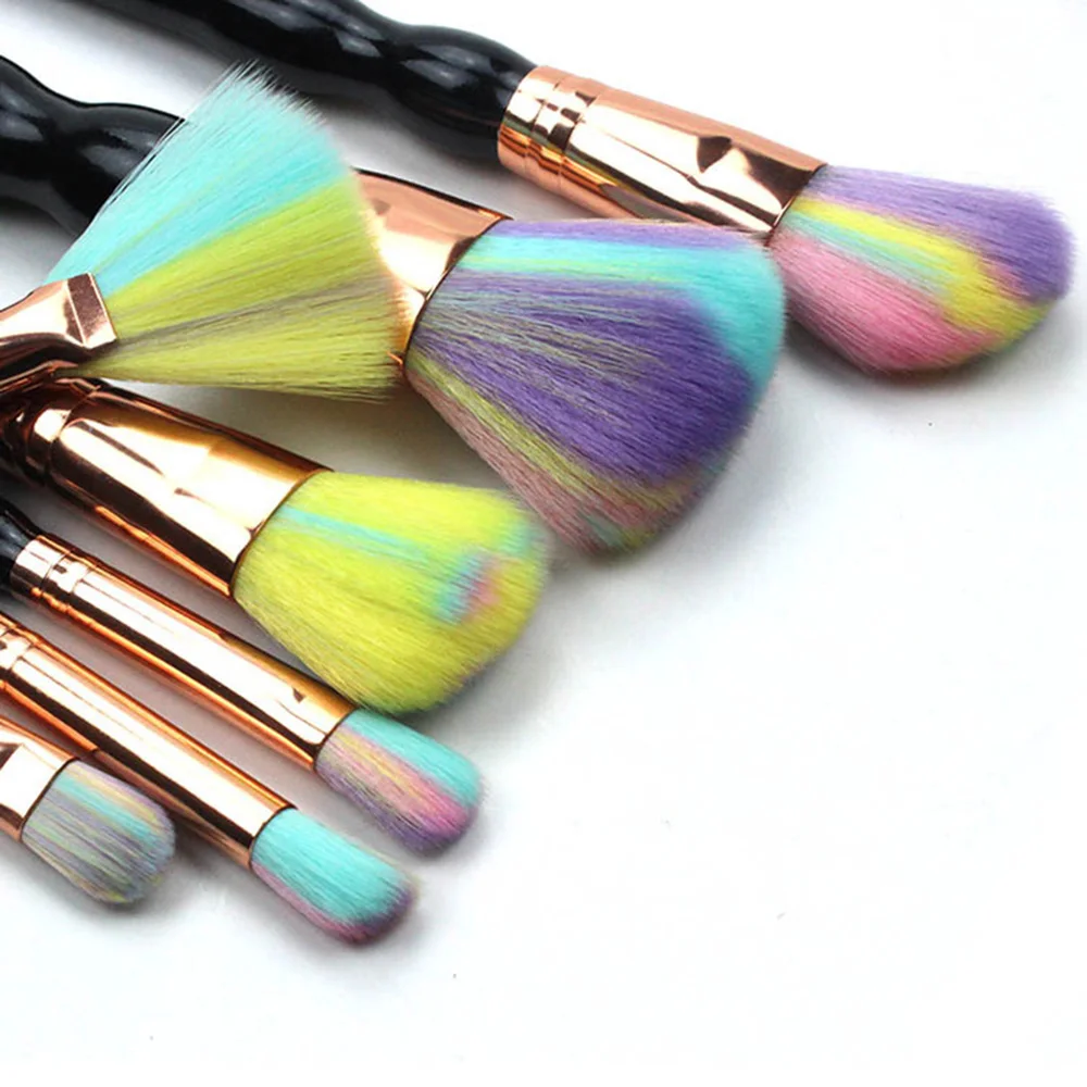7 Pcs Face Makeup Brushes Set Powder Foundation Blush Eyeshadow Blending Brush Cosmetic Kit Beauty Tool pincel maquiagem | Красота и