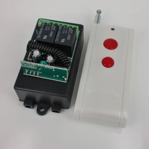 12В 2CH (канал) rf Дистанционное Реле беспроводной умный дом дистанционное