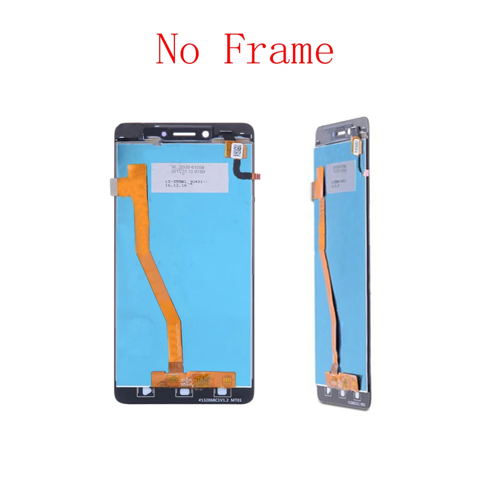 3 шт./лот 5 "BAIHUXING для lenovo K6 Note ЖК дисплей с сенсорным экраном рамкой Замена