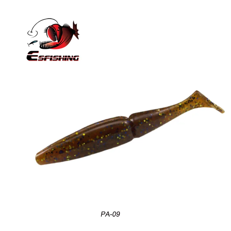 PA09 Esfishing Easy Shiner, 100 мм, 125 мм, 155 мм, 200 мм, рыболовные приманки, мягкие приманки, мягкие приманки, ПВА, Isca, Искусственные воблеры, Pesca Bass - Цвет: PA09
