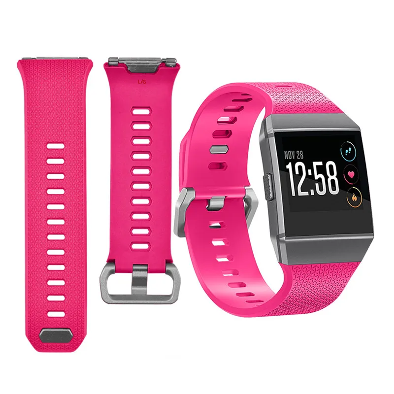 Быстросъемные спортивные силиконовые часы браслет ремешок для Fitbit ионический
