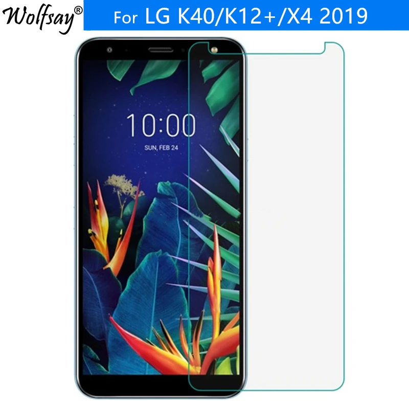 2 шт для закаленного стекла LG K40 защита экрана K12 Plus/X4 2019 9 9H закаленное стекло