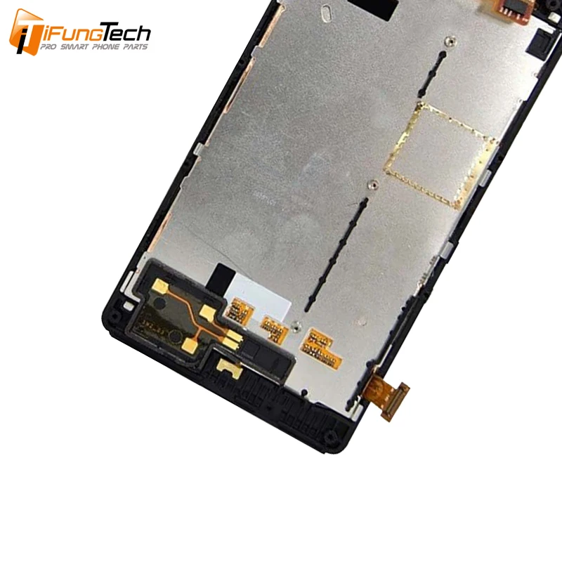 100% оригинальный 4 3 "800x480 для Nokia Lumia 820 ЖК-сенсорный экран с рамкой дисплей