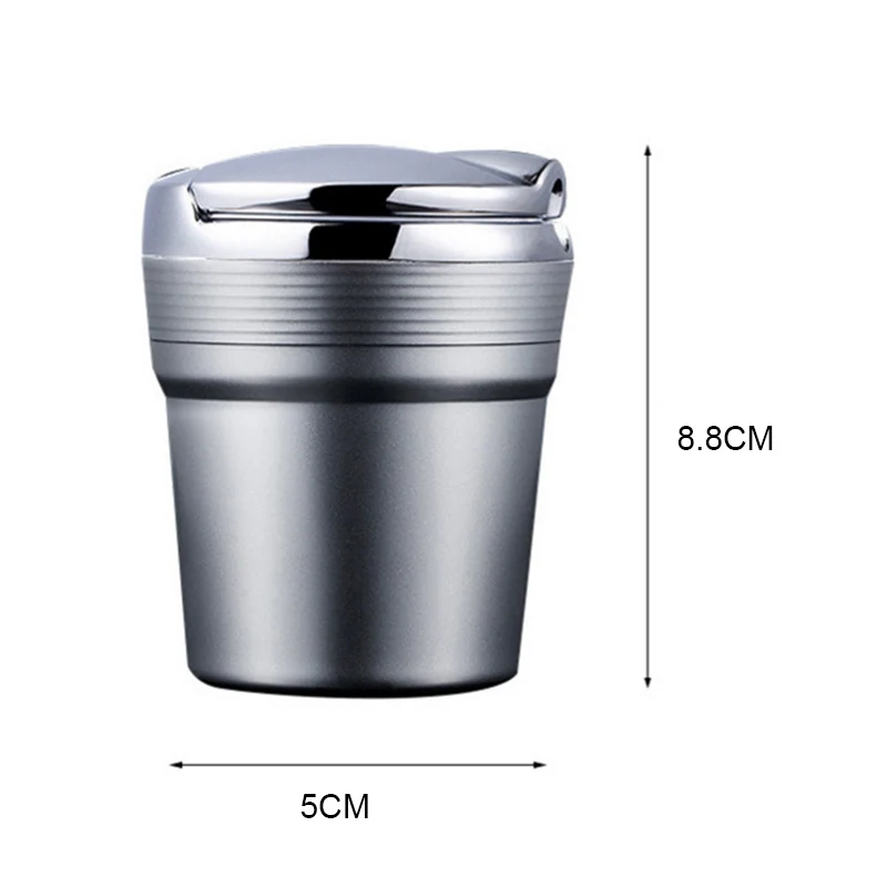 Путешествия Портативный авто светодиодный светильник сигареты пепельница