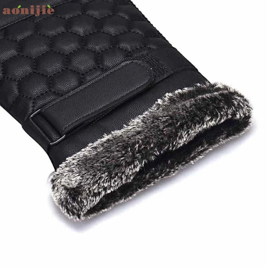 Новинка 2017 Нескользящие лыжные перчатки из искусственной кожи для сноуборда