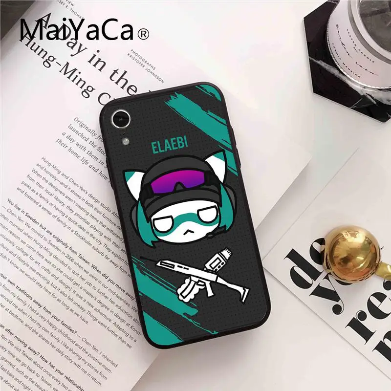 Maiyaca Rainbow Six Siege Coque чехол для телефона iPhone 8 7 6 6S Plus X XS MAX 5 5S SE XR чехол Fundas Capa