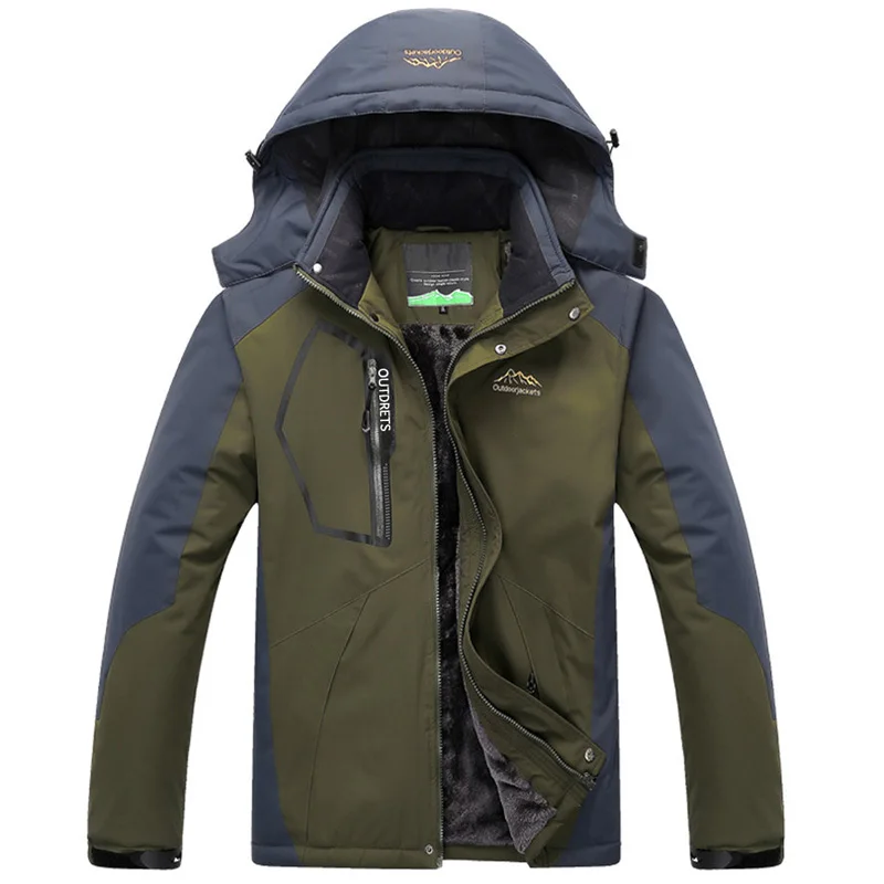 military XIYOUNIAO, плюс размер, L~ 7XL, 8XL, зимняя парка, мужские водонепроницаемые пальто, верхняя одежда, военные куртки с капюшоном, casaco masculino, мужское пальто - Цвет: military