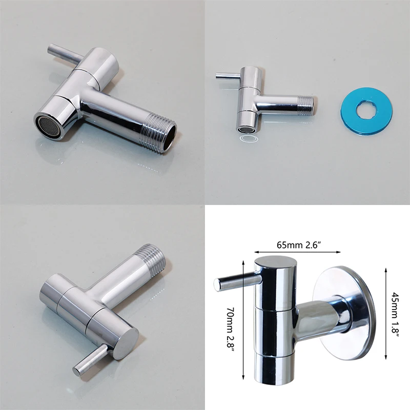 Хромированный полированный кран для стиральной машины смеситель ванной комнаты
