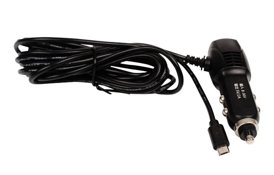 Автомобильные аксессуары Зажигалка адаптеры питания длинный провод 2А с USB Mini-usb Miro-usb интерфейс для gps камеры сотового телефона