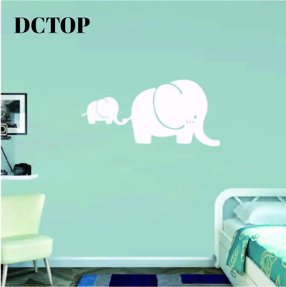 DCTOP мультфильм лес милый слон животные наклейки на стену детская комната