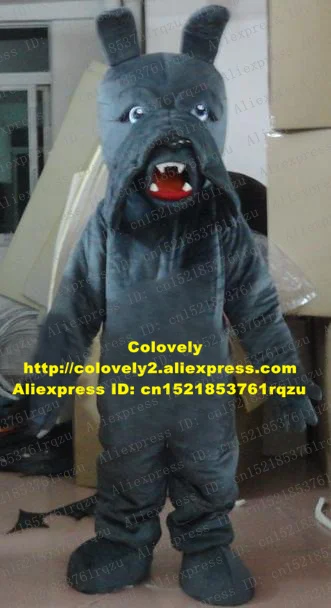 Atrocious Grey SharPei Dog Shar Pei Shari Pie Puppy Pup Doggie Mascot Costume Cartoon Character Mascotte Adult No.zz2560 FS |