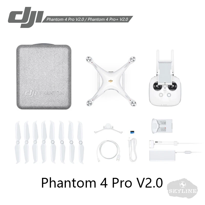 DJI Phantom 4 Pro V2.0/плюс V2.0, DJI очки RE с 4 K HD Камера 1-дюймовый 20MP 30 минут время полета CMOS 5 направлении препятствие Sens - Цвет: Phantom4 Pro V2.0
