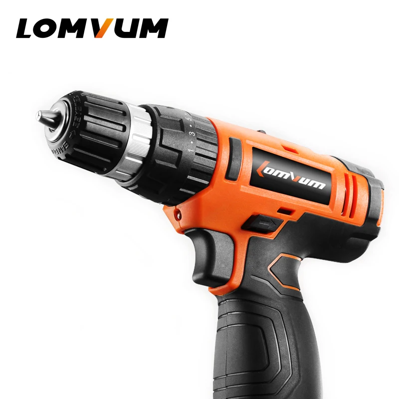 LOMVUM 16V Rechargeable Lithium/ Battery Electric Household Screwdriver Mini Cordless Drill Power Furadeira Rotary Tool. | Инструменты