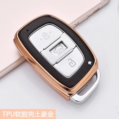 Мягкий чехол для автомобильного ключа из ТПУ брелок Hyundai i10 i20 i30 Elantra Accent IX25 IX35 IX45