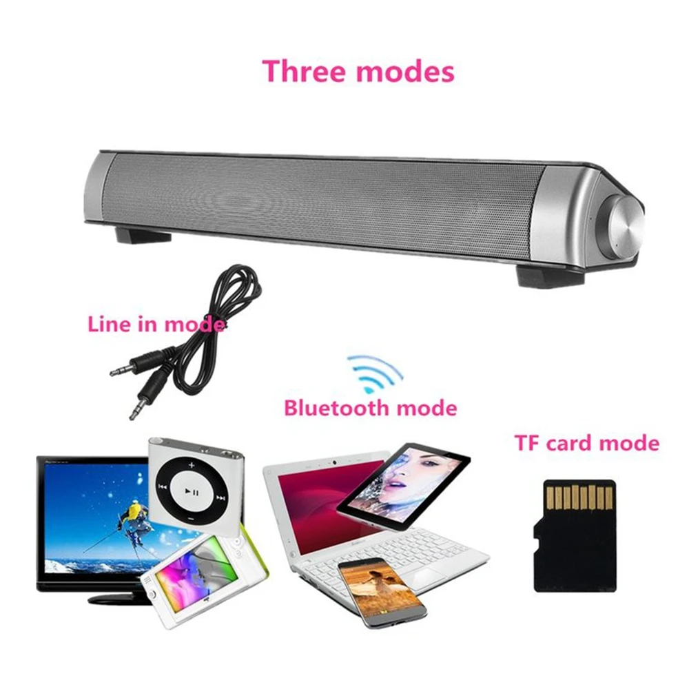 GHH Беспроводная Bluetooth ТВ Колонка для домашнего кинотеатра Soundbar, сабвуфер мультимедиа YKS4644