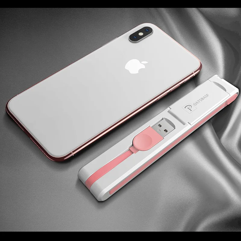 Белый Чехол 3 в 1 Micro usb type C 8 Pin USB кабель для iPhone X 8 7 6 кабель передачи данных для быстрой зарядки линия USB кабель для Xiaomi huawei - Цвет: Белый
