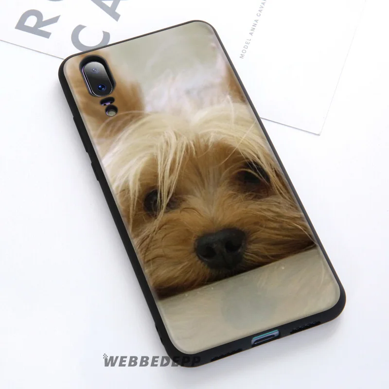 WEBBEDEPP Yorkshire terrier Dog Cute Soft Case For Huawei P30 P20 Pro P10 P9 Lite 2017 P Smart 2019 &amp Nova 3 3i Y9 |