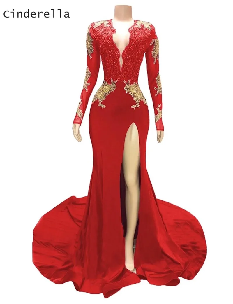 Бордовые Платья Золушки с длинными рукавами и v образным вырезом кружевные