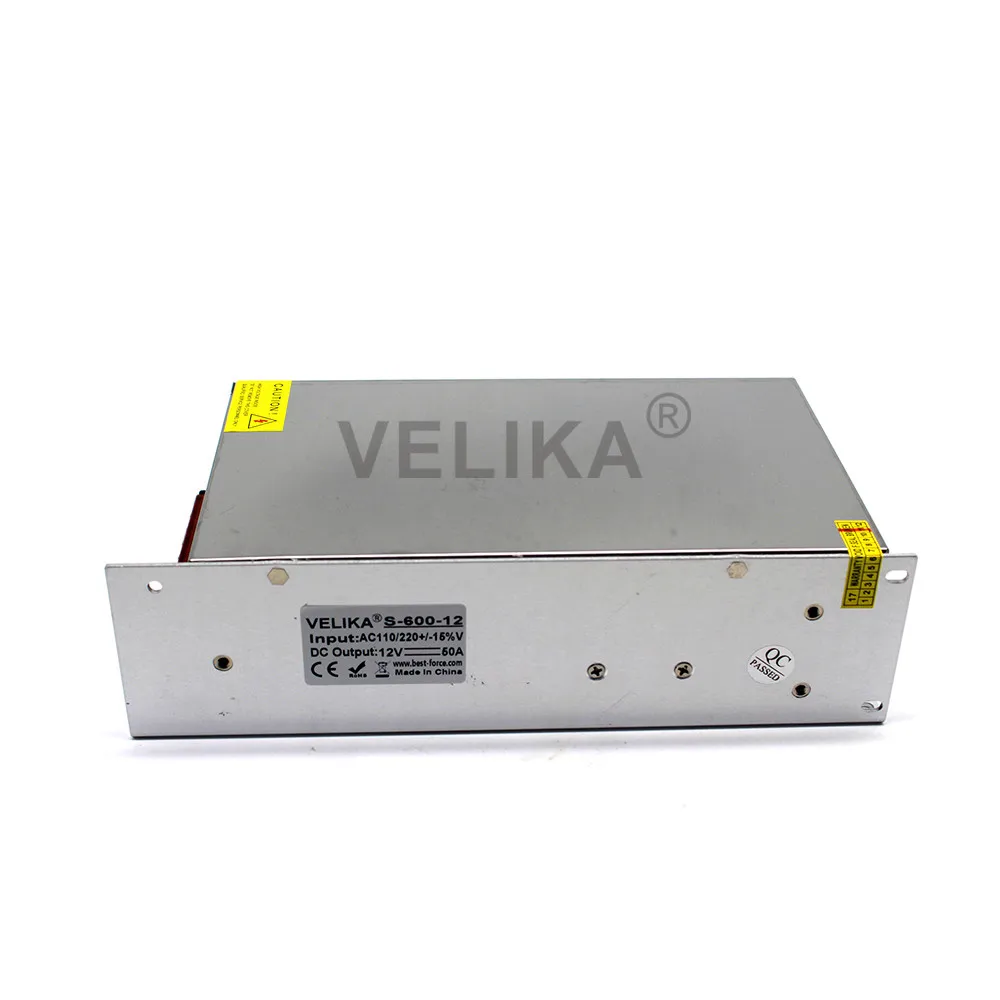 Одиночный выход новая модель DC 12V 50A 600W Драйвер импульсного источника питания для