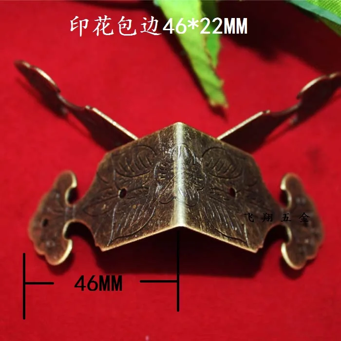 Фото Аппаратные средства Jewelry Box уголки античная бронза Винтаж металл резные цветы Аппаратные средства Jewelry Box уголки античная бронза Винтаж металл резные цветы