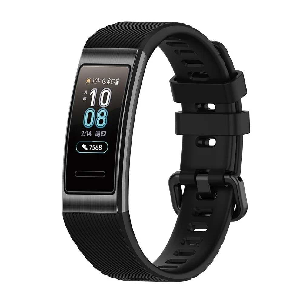 Ремешок силиконовый для Huawei Band 3 / Pro спортивный сменный Браслет наручных часов