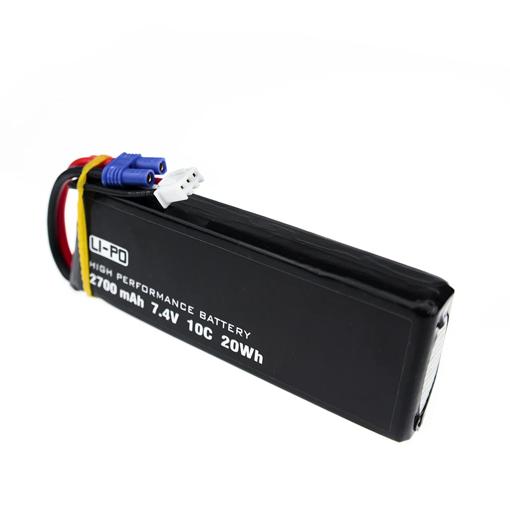 3 шт. Hubsan H501S X4 Радиоуправляемый Дрон 7 4 В Lipo Batteria 2700 мАч 10C 20Wh аккумуляторная