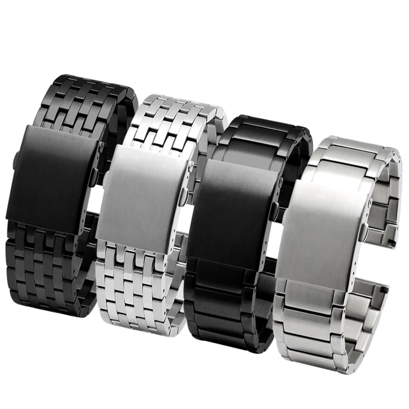 

Stainless Steel Bracelet Solid Metal Strap for Diesel DZ4316 DZ7395 DZ7305 Watchband 24mm 26mm 28mm 30mm Men Wristwatches Band