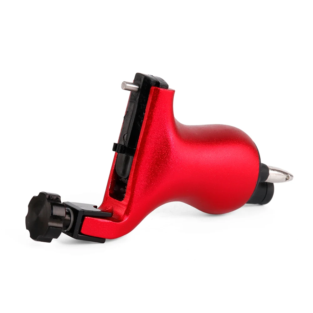 Solong Tattoo Wizard Rotary Machine Strong 4.5w Motor Air Craft Alu CNC Frame Dual Connections Red M650-2CN |