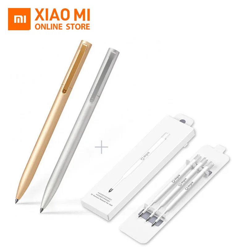 Оригинал Xiaomi Mijia металлическая авторучка чернила Япония прочная PREMEC гладкая