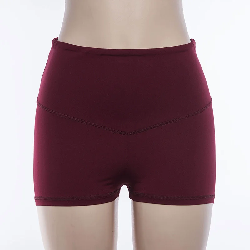 Cwlsp Шорты модные Шорты девушку Высокая талия Yogapants пикантные Шорты для лета Шорты QZ2569