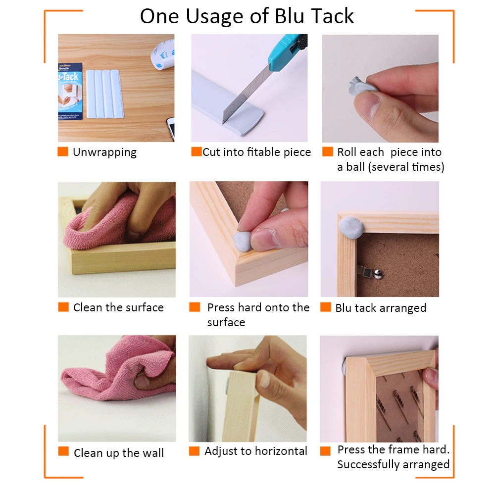 Blu Tack многоцелевая клейкая глина многоразовый клей для ремонта слухового аппарата IEM DIY Съемная клейкая шпатлевка вкладки 75 г