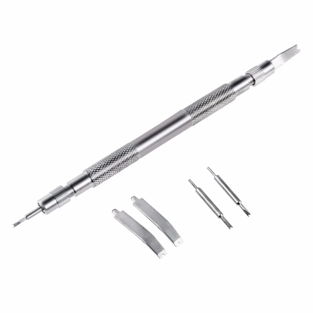 

Watch Tool Set with Extra 4 Tips Pins for Watch Wrist Bands Strap Removal Repair Fix Kit