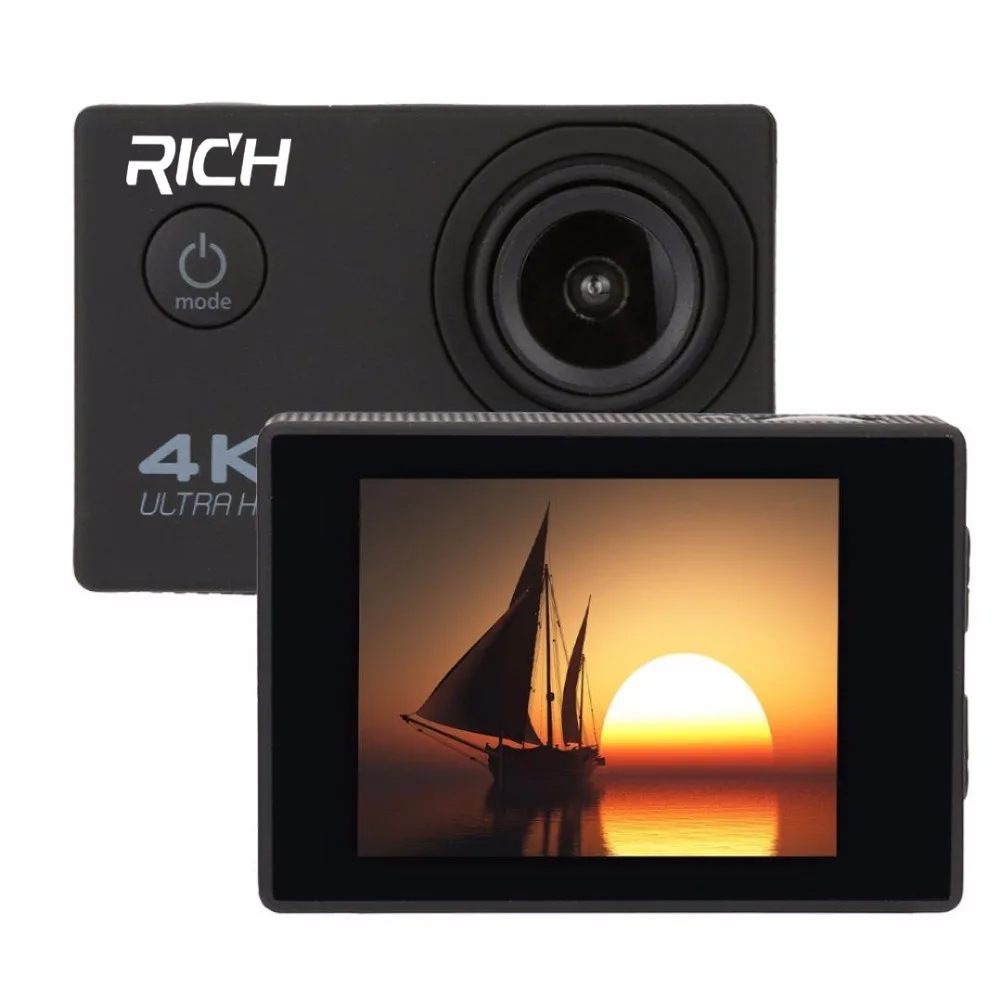 F60 F60R 4K Wifi Экшн камера 16MP 170D Спорт DV 30M Go Водонепроницаемый Pro Экстремальные виды
