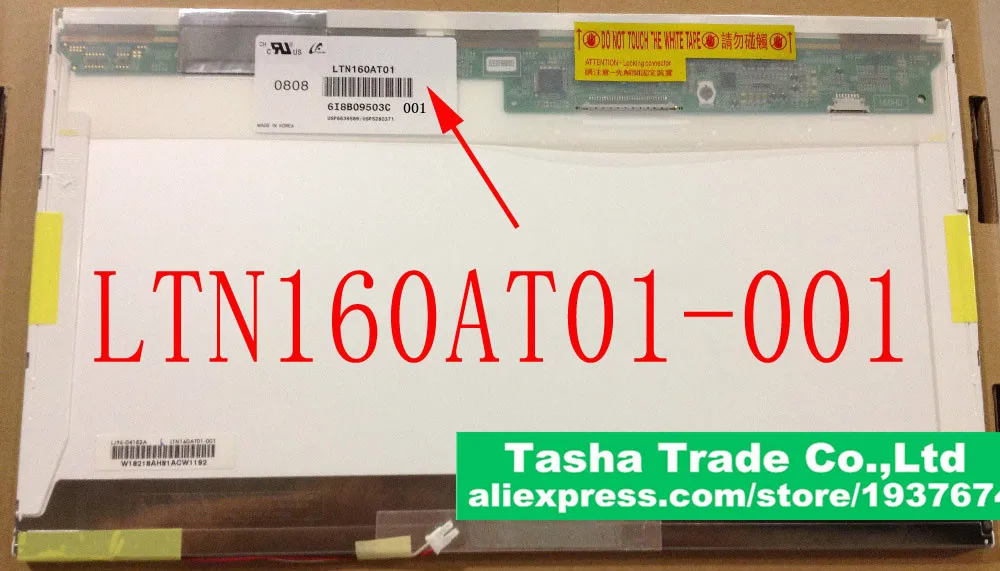 

LTN160AT01-A01 LTN160AT01 A01 CCFL матричный ноутбук, светодиодный дисплей хорошего качества