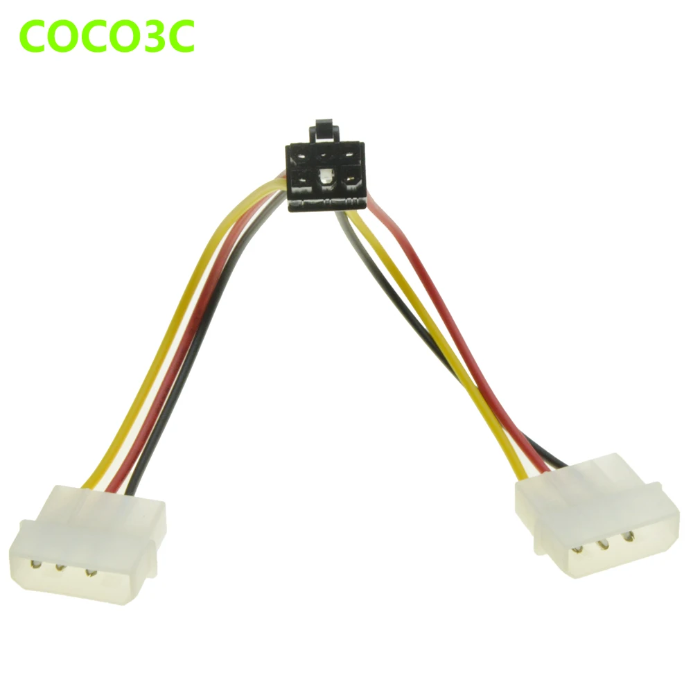 6 Pin Male 1-2 Molex 4Pin IDE Мужской кабель питания графическая карта порт к D Штекер для nVidia