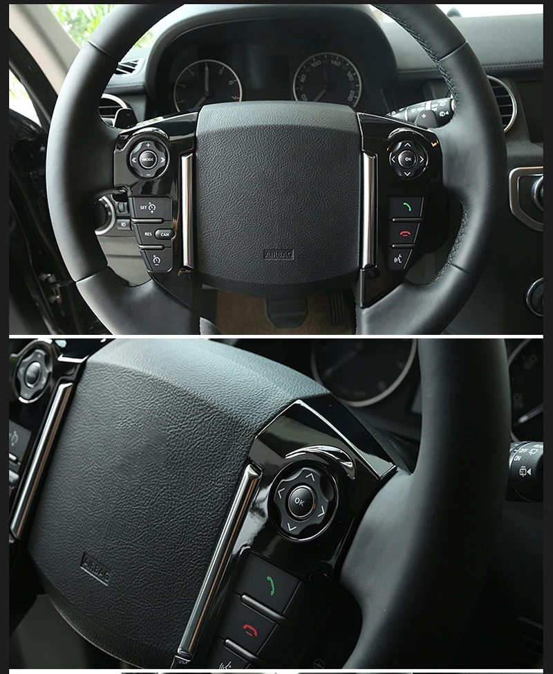 ABS Хромированная накладка на руль для Land Rover Range Rover Sport L320 2010 2011 2012 2013 аксессуары для интерьера
