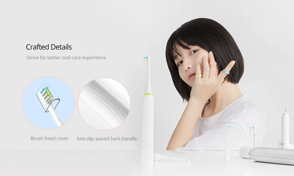 11 Soocas X1 Sonic Electrical Toothbrush Waterproof Rechargeable Sonic Ultrasonic Toothbrush Intelligent Dental Health Care