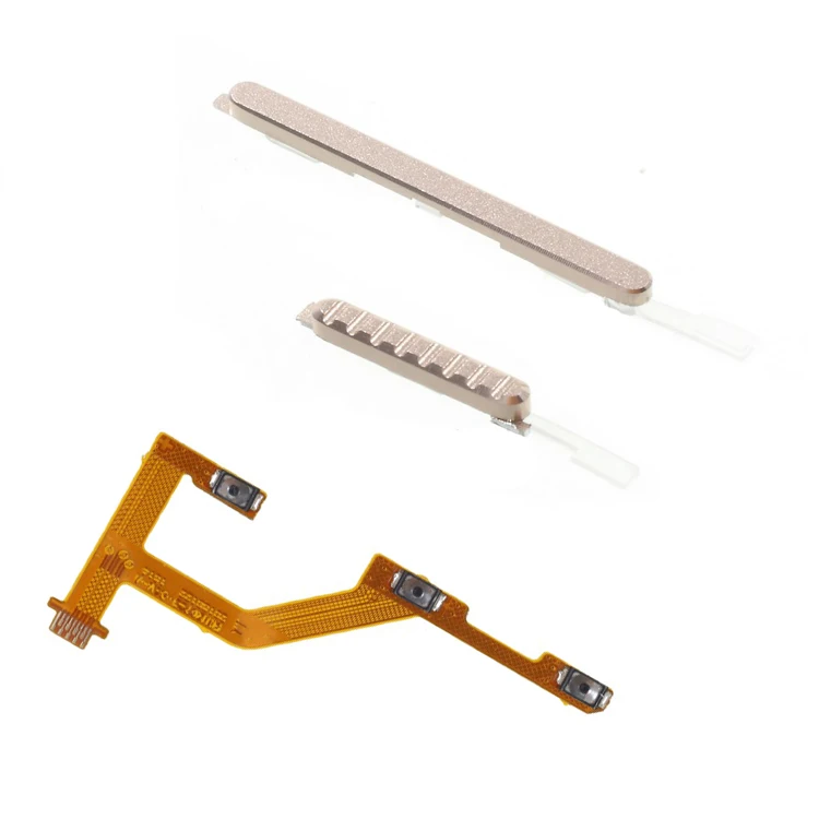 Серебристый/черный/красный/золотой цвет кнопки питания и громкости гибкий