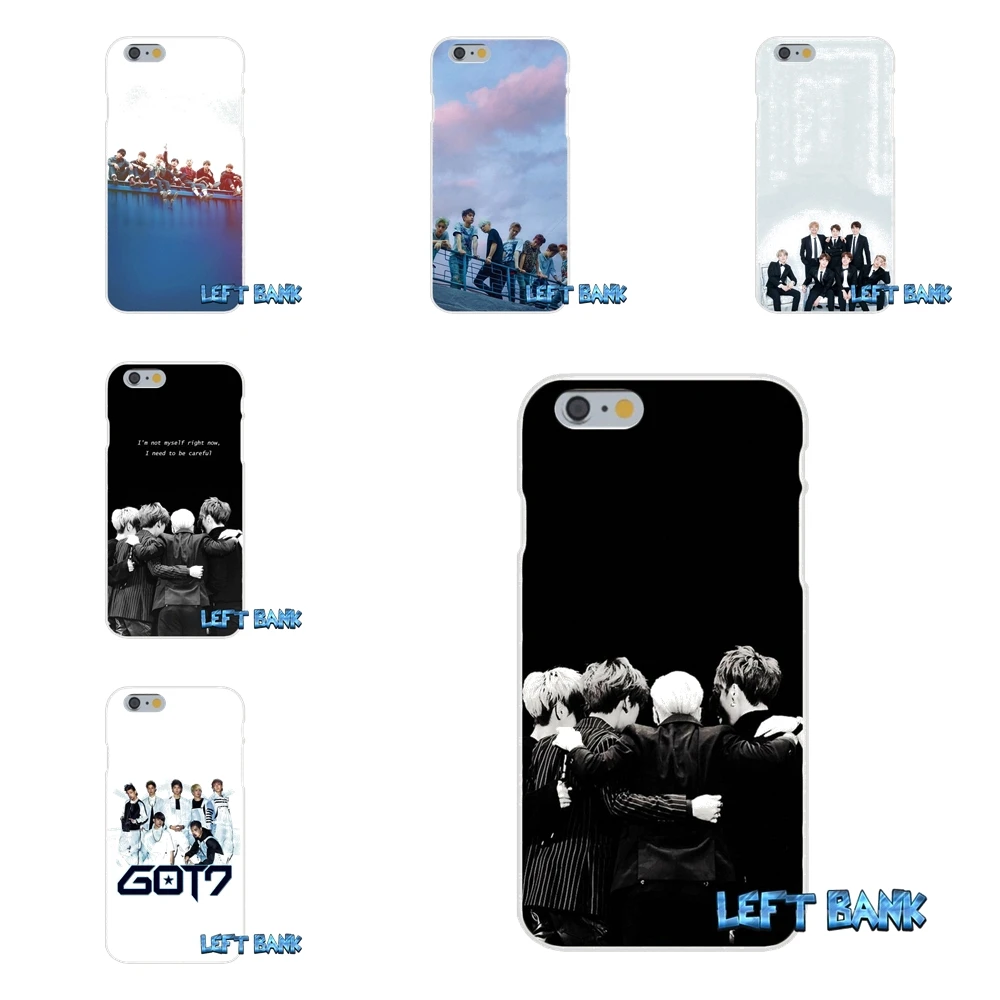 GOT7 KPOP Корея Бэнда Тонкий силиконовый чехол для iPhone X XR XS MAX 4 4S 5 5S 5C SE 6 S 7 8