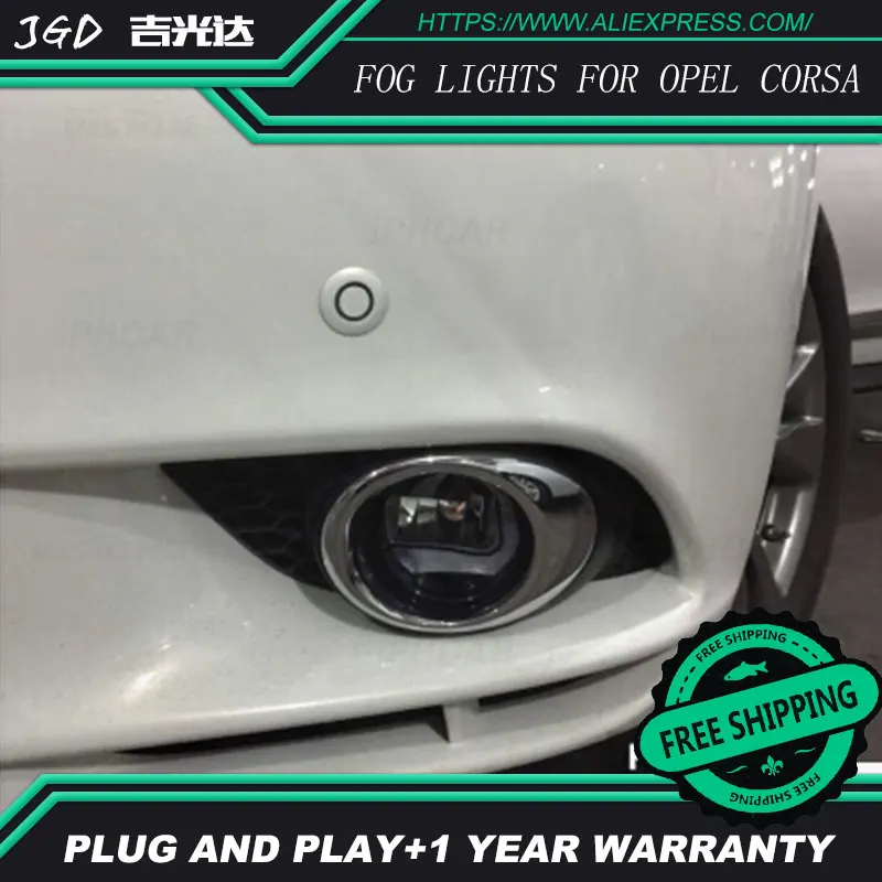 Для Opel Corsa 2007 LR2 на передний бампер для автомобильного стайлинга светодиодный