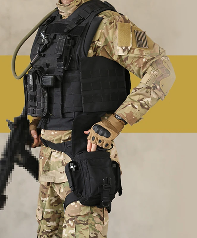 Нейлоновая забавная сумка для мужчин Модный поясной кошелек мотоциклистов