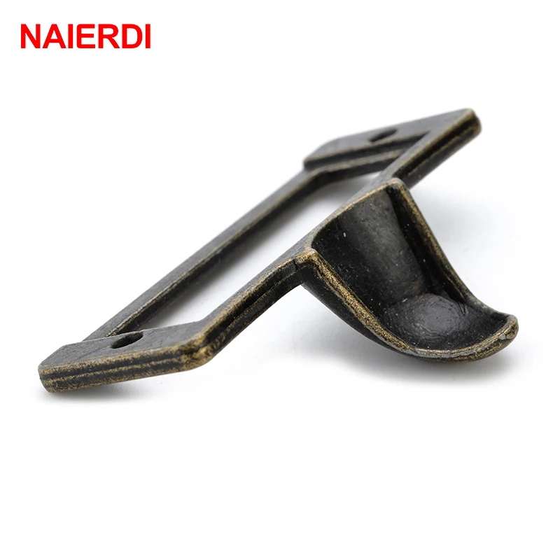 5 шт. NAIERDI ручка из цинкового сплава антикварная металлическая метка Потяните
