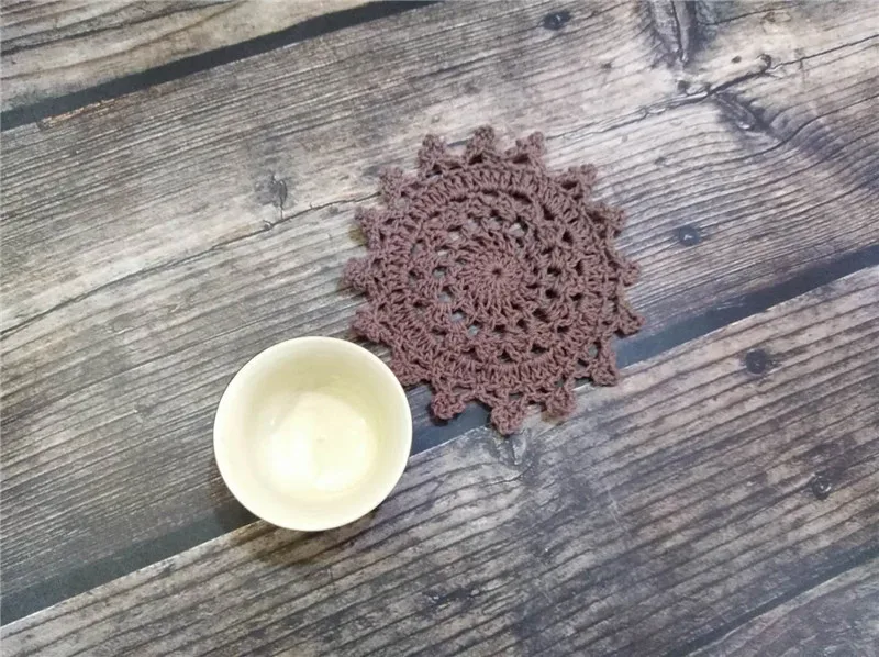 Круглая винтажная хлопковая ткань 10 см|Коврики и подложки| |