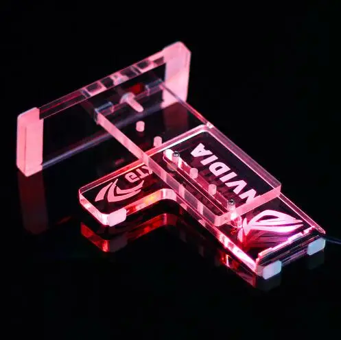 Подставка для видеокарт DIY монтажный кронштейн подходит GTX 1080 1070 1050ti светодиодный