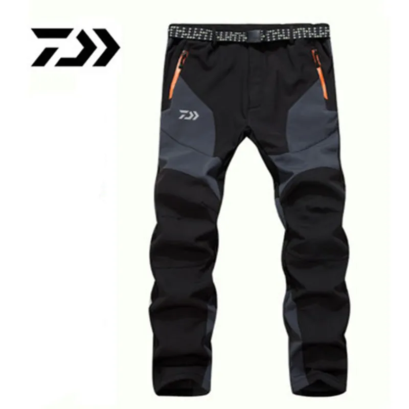 

Осенне-зимние рыболовные штаны Daiwa 2020, теплые флисовые водонепроницаемые мягкие брюки в стиле пэчворк, уличная одежда с защитой от холода
